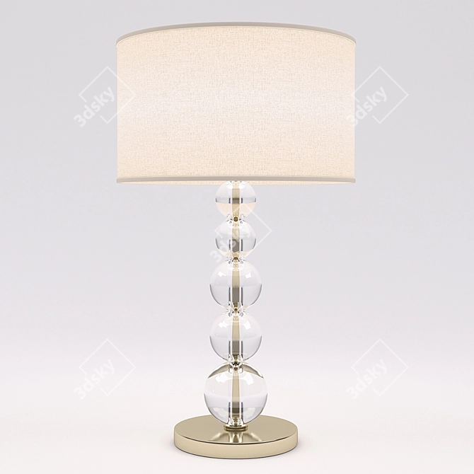 Elegant Cigno Table Lamp - Timeless Beauty 3D model image 1