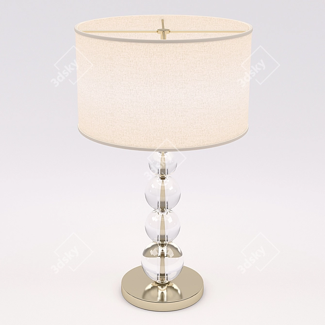 Elegant Cigno Table Lamp - Timeless Beauty 3D model image 2