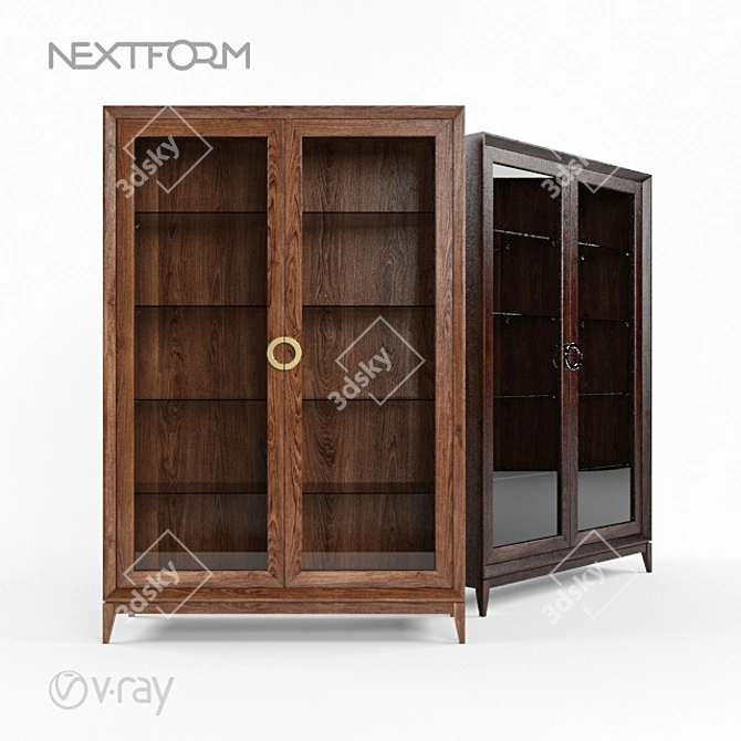 Nextform Toscana Two-door Showcase 3D model image 1