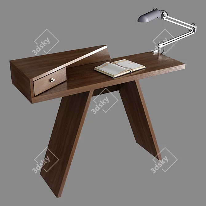 Compact Workspace Solution 3D model image 1