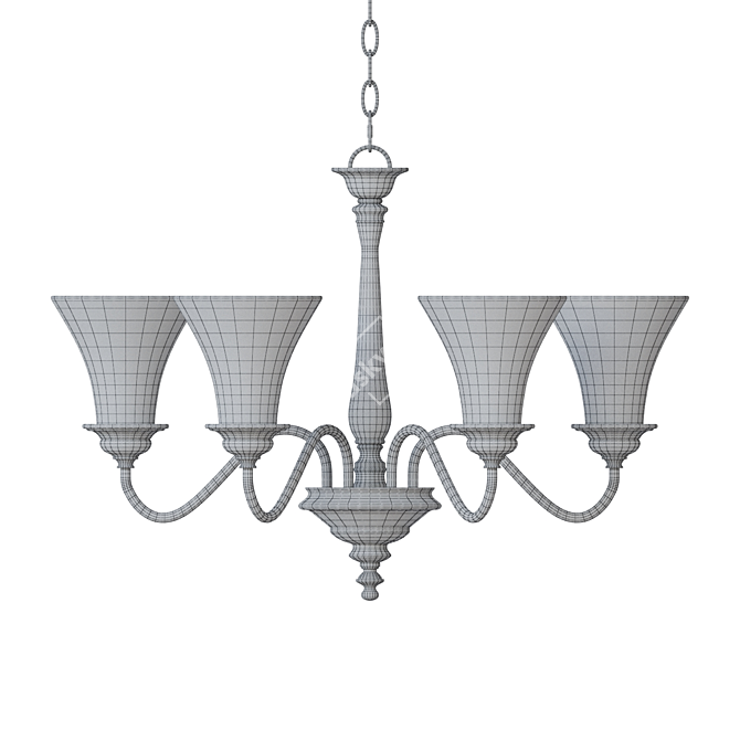 MW-Light Dallas Ceiling Light 3D model image 3