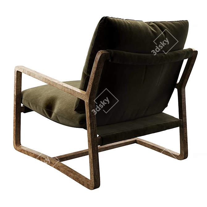 Relax in Style: Ura Chair 3D model image 2