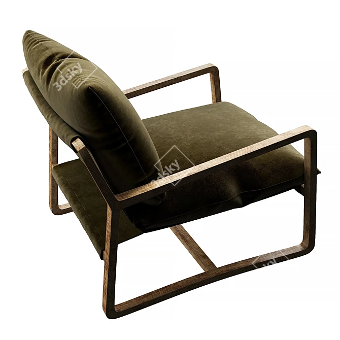 Relax in Style: Ura Chair 3D model image 3