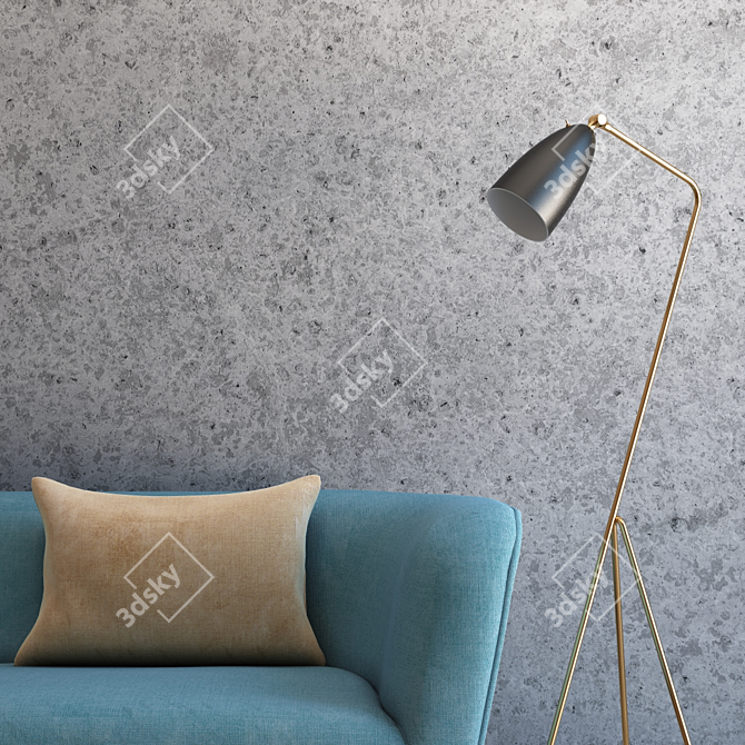 Seamless Concrete Texture | High-Detail | Interior and Exterior 3D model image 2