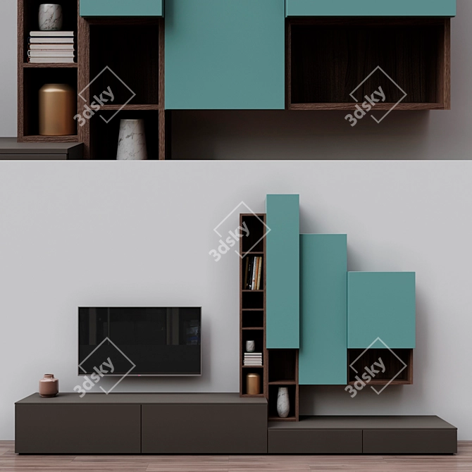 Zona 17 TV: Sleek, Spacious, Perfect 3D model image 1