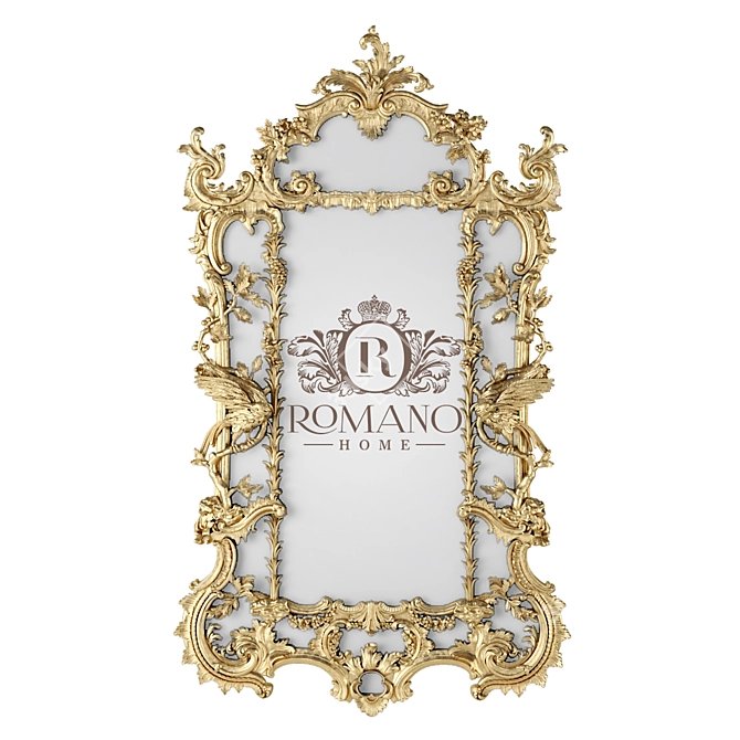 Eleanor Romano Home Mirror - Handcrafted Décor 3D model image 1