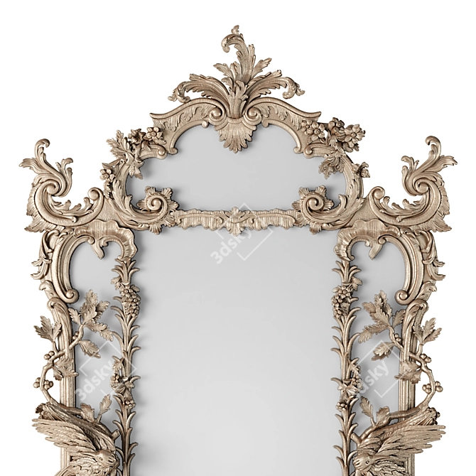 Eleanor Romano Home Mirror - Handcrafted Décor 3D model image 2