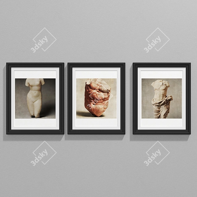 Modern Style Art Collection №52 3D model image 2