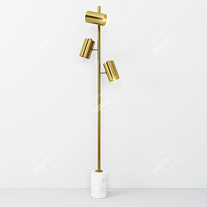 Taylor Floor Lamp: Illuminate Your Space! 3D model image 1