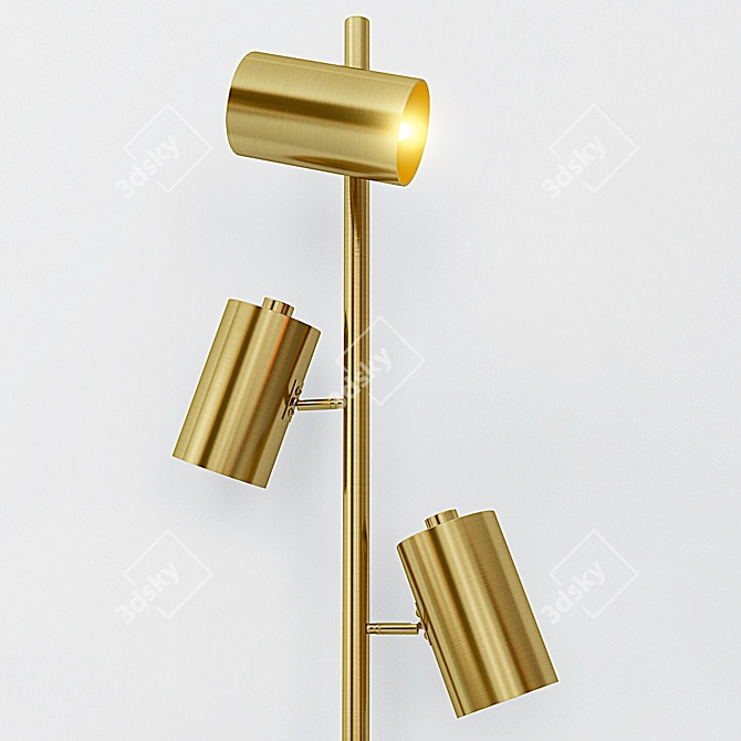 Taylor Floor Lamp: Illuminate Your Space! 3D model image 2