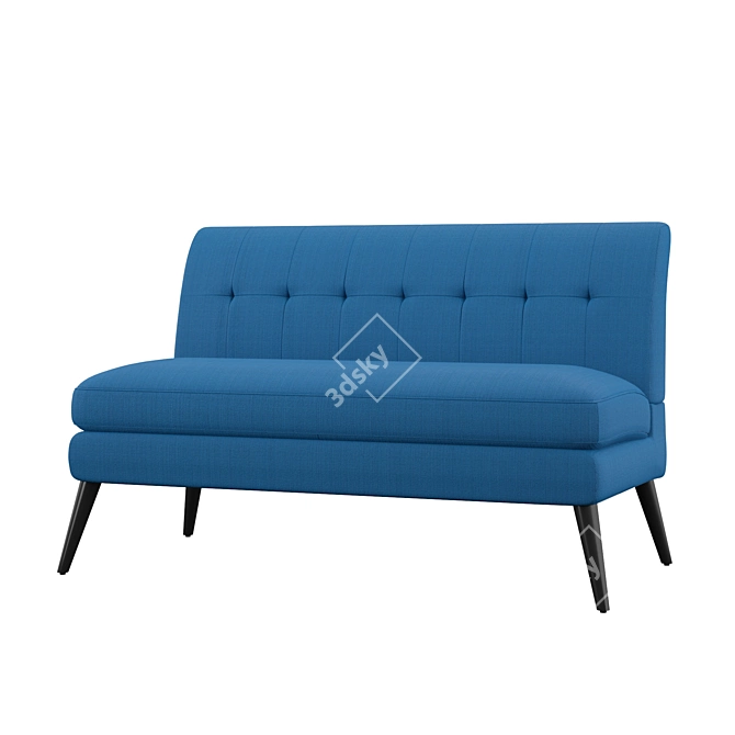 Cozy Home Grey Sofa 3D model image 2