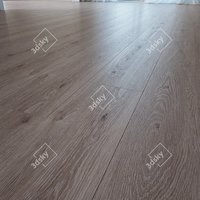 Natural Oak Ammersee Wooden Floor 3D model image 1