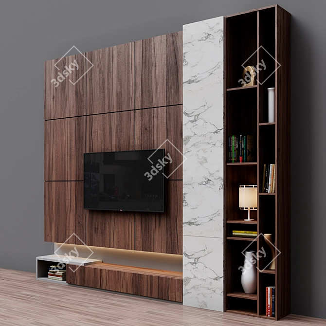 Zone21 TV Stand 3D model image 2