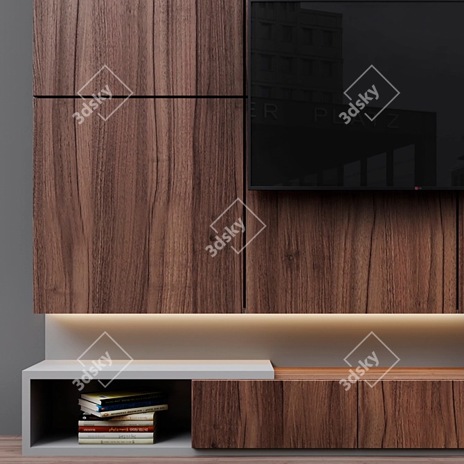 Zone21 TV Stand 3D model image 3