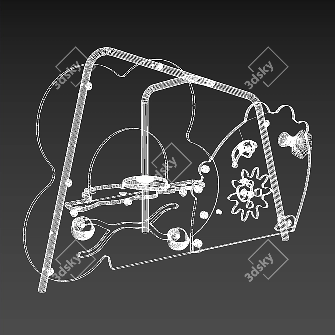 Enchanted Magic Bush Playground Equipment 3D model image 2