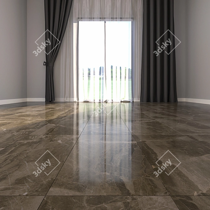 Luxury Marble Floor Set 3D model image 3