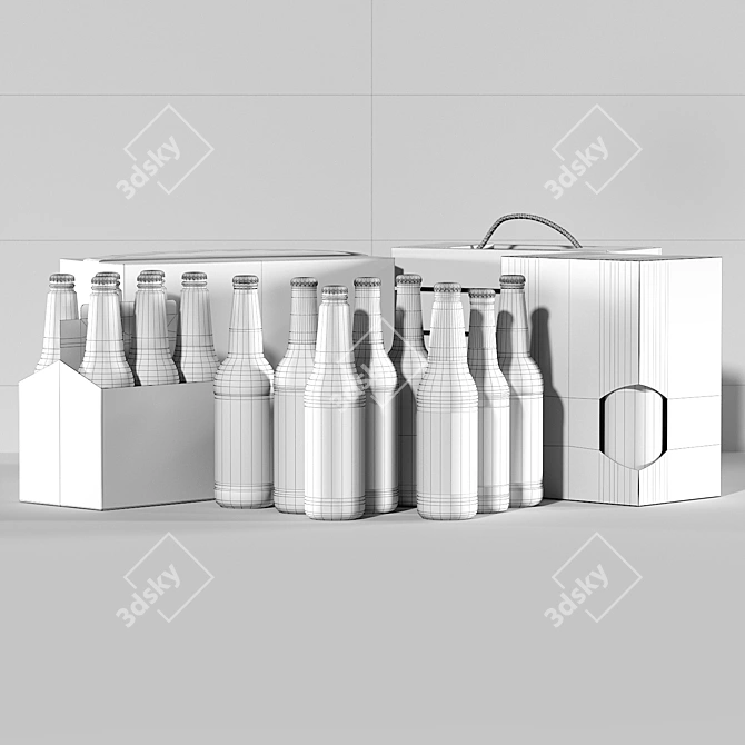 Czech Beer Variety Pack 3D model image 3