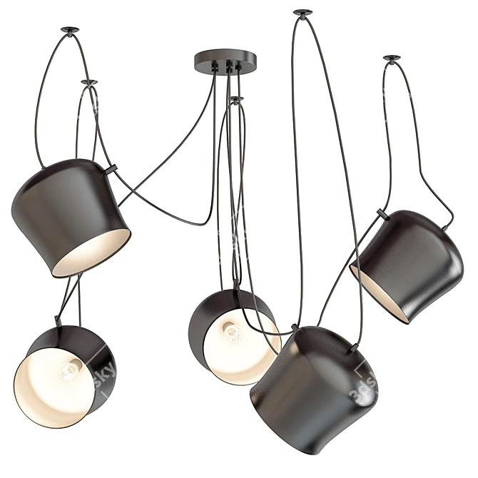 Aim Suspension Light: Modern Elegance for Your Space 3D model image 1