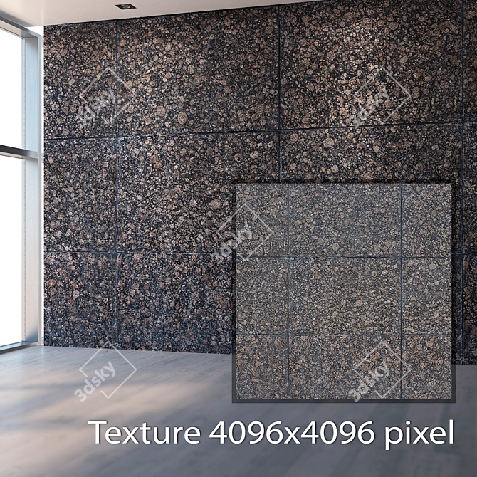 Seamless Granite Texture - High Resolution & Detail 3D model image 2