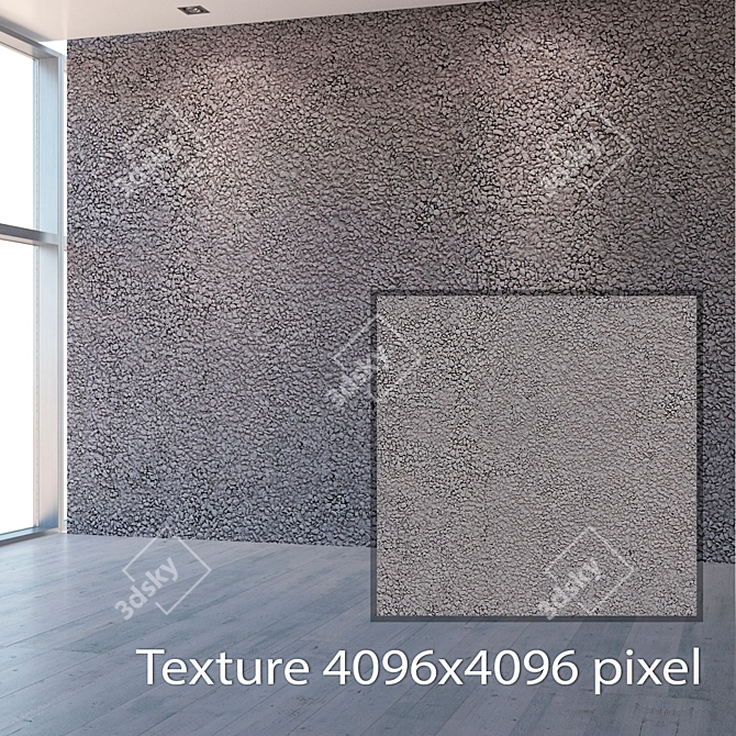  High-Detail Seamless Rock Texture 3D model image 2
