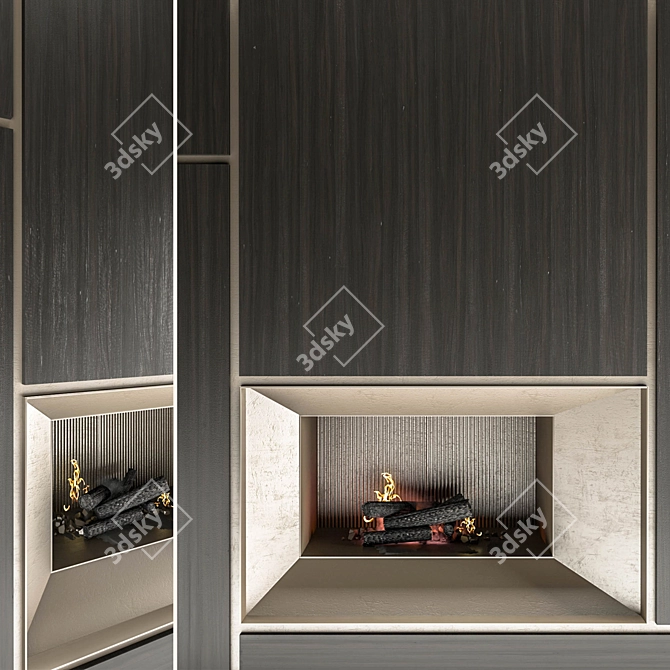 Contemporary Fire Haven 3D model image 2