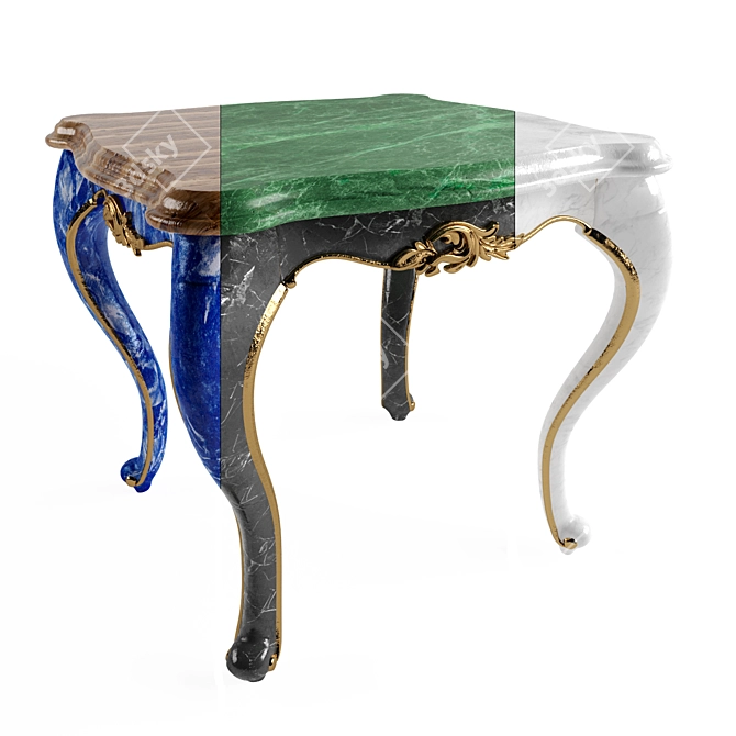 Classic Nightstand: 3 Color Options 3D model image 1