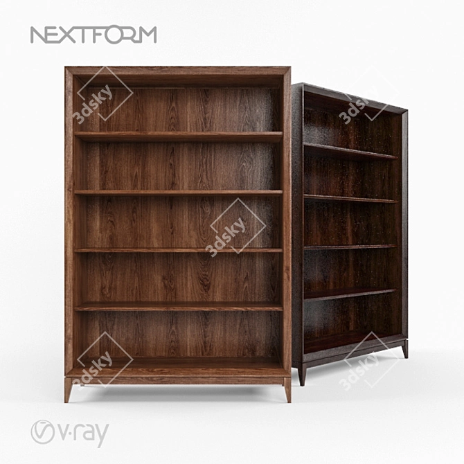 Toscana Bookcase by Nextform 3D model image 1