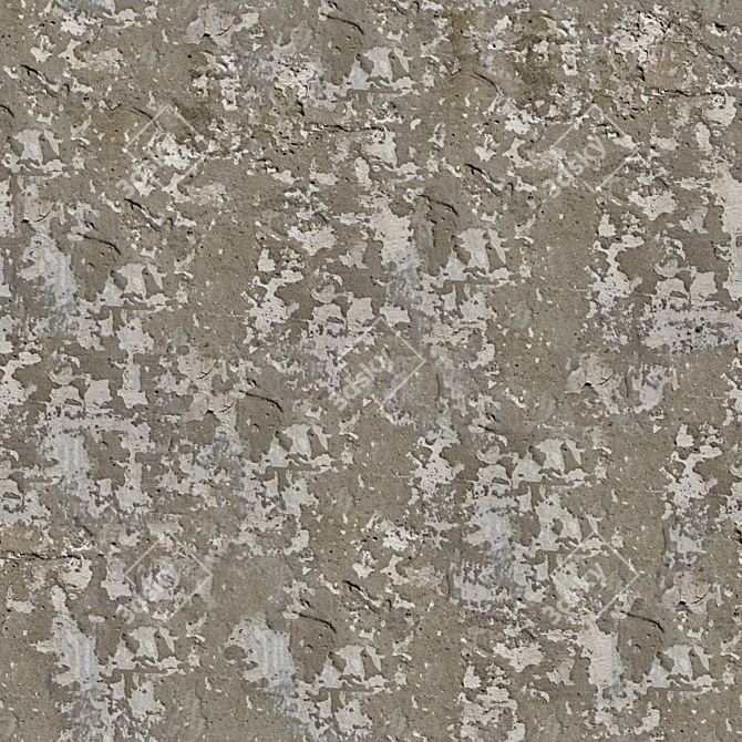 Seamless Plaster Wall Texture 3D model image 3