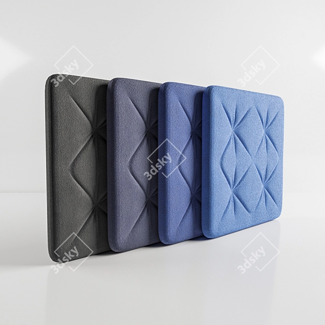 Title: Versatile Color-Changing Pillow 3D model image 1