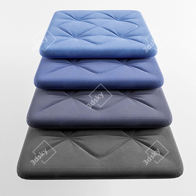 Title: Versatile Color-Changing Pillow 3D model image 2