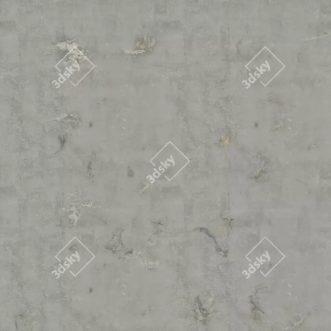 Textured Plaster Wall 4K 3D model image 3