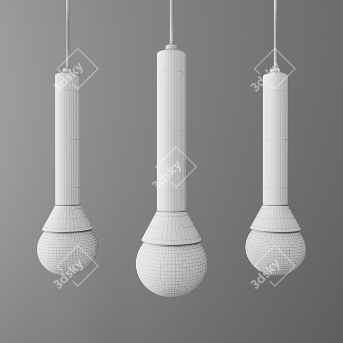 Mitzi Via Pendant 2: Modern Elegance for Any Space 3D model image 2