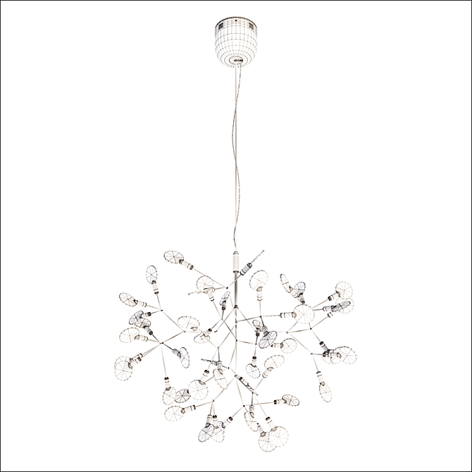 Moooi Heracleum D72 Chandelier 3D model image 2