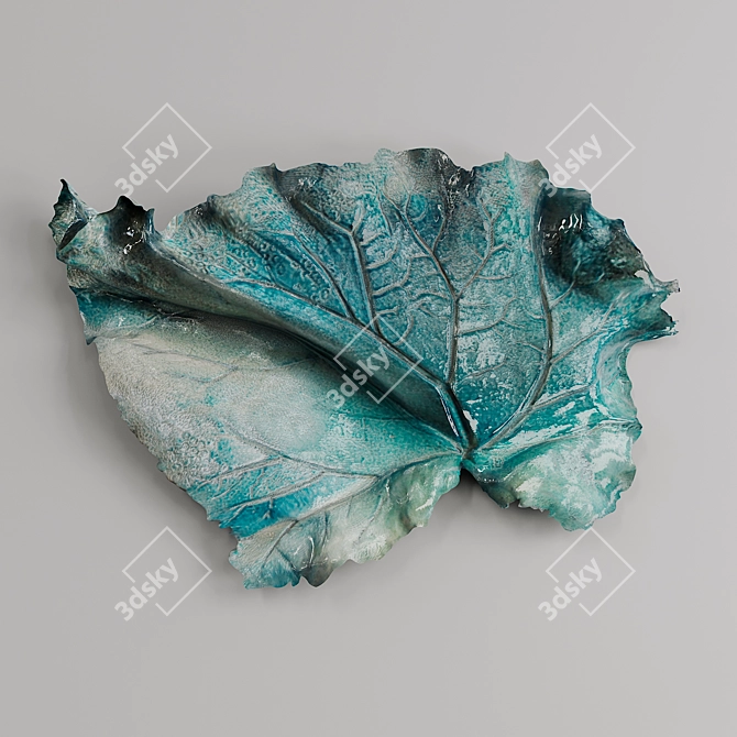 Elegant Ceramic Wall Art 3D model image 1