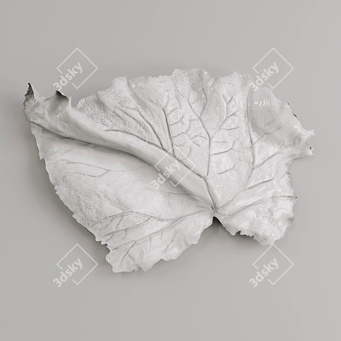 Elegant Ceramic Wall Art 3D model image 2