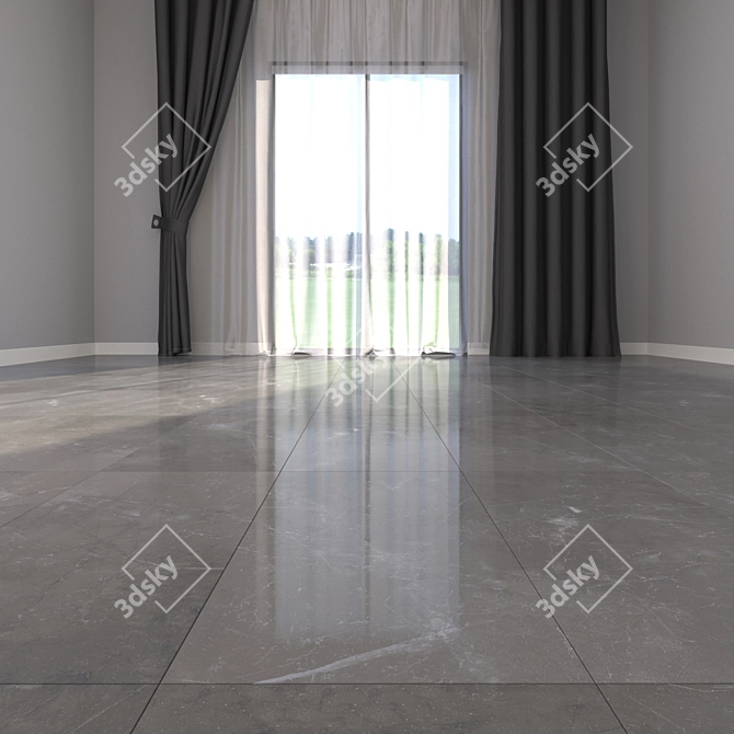 Luxury Marble Floor Set 3D model image 3