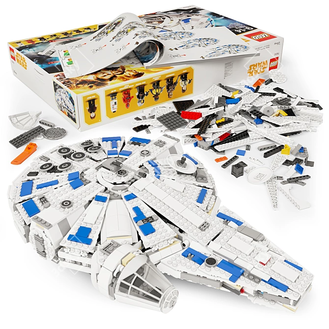 Ultimate LEGO Millennium Falcon Set 3D model image 1