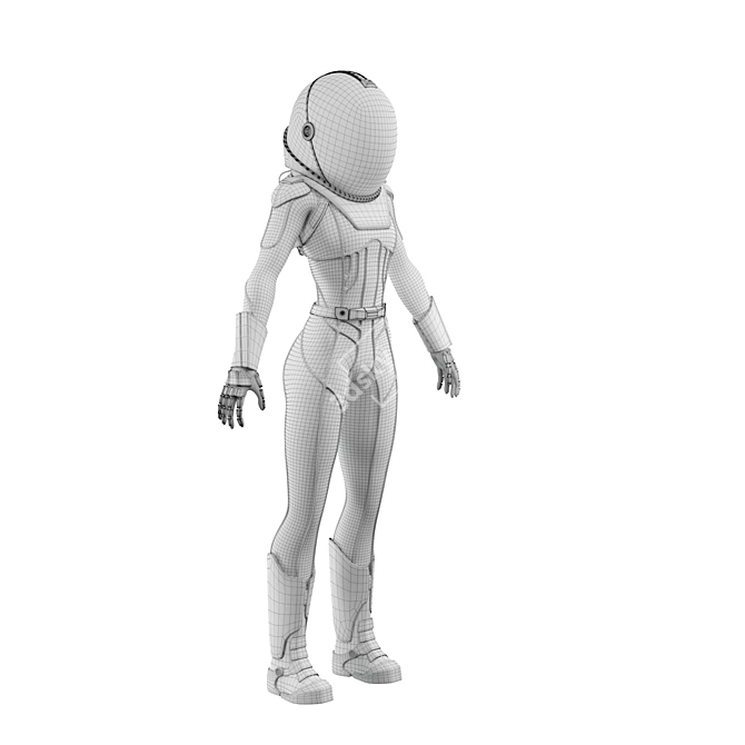 Prometheus Astronaut Suit 2011 3D model image 2