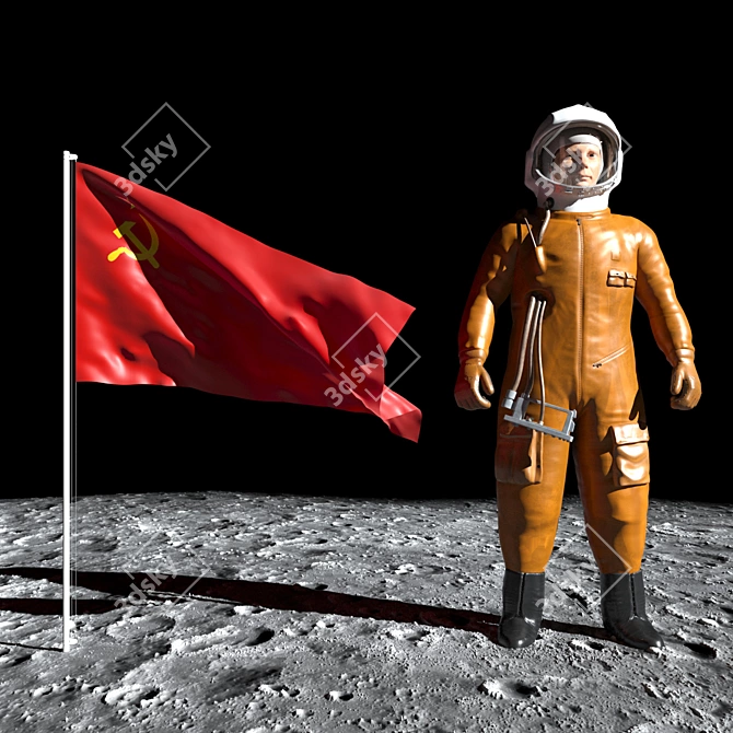 Soviet Moon Mission Success! 3D model image 1