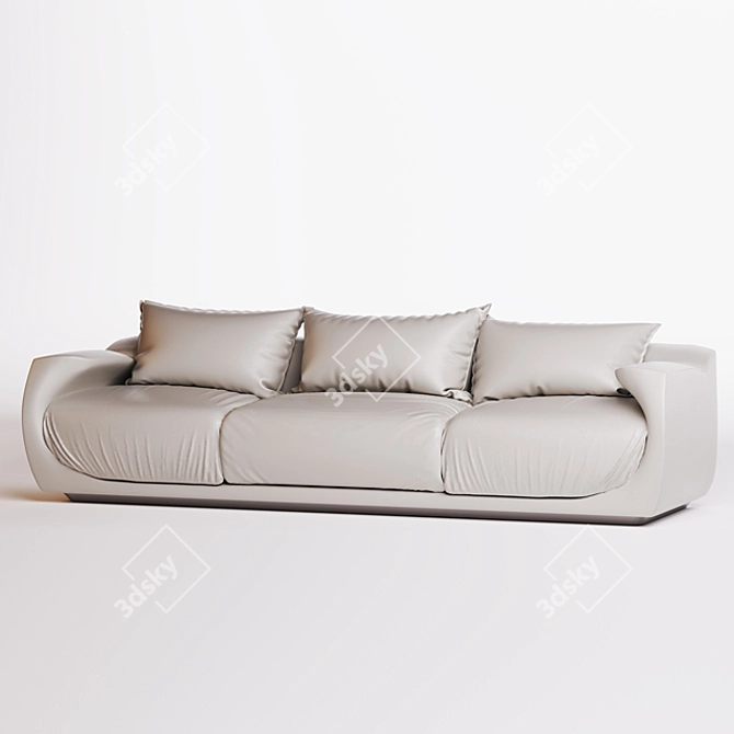 Elegant GIORGETTI Sofa: Ultimate Comfort & Style 3D model image 2