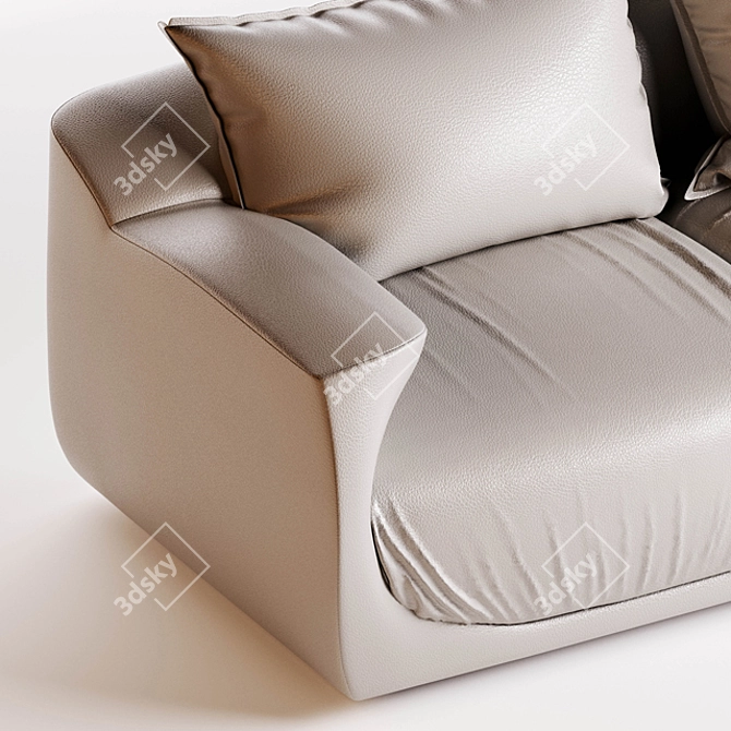 Elegant GIORGETTI Sofa: Ultimate Comfort & Style 3D model image 3
