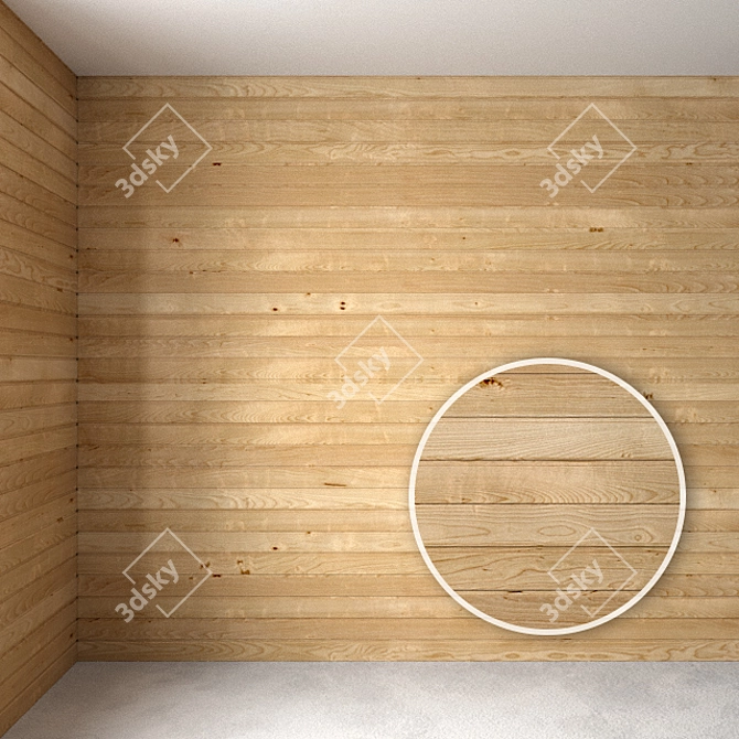 Euro lining: Affordable and versatile wall and ceiling finish 3D model image 1