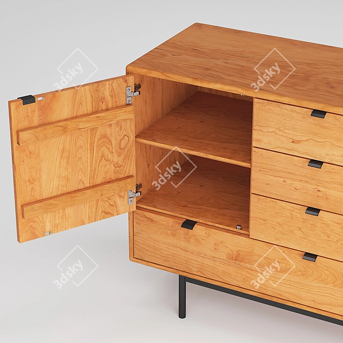 Hensley Storage Cabinets: 2013 V-Ray Rendered 3D Model 3D model image 2