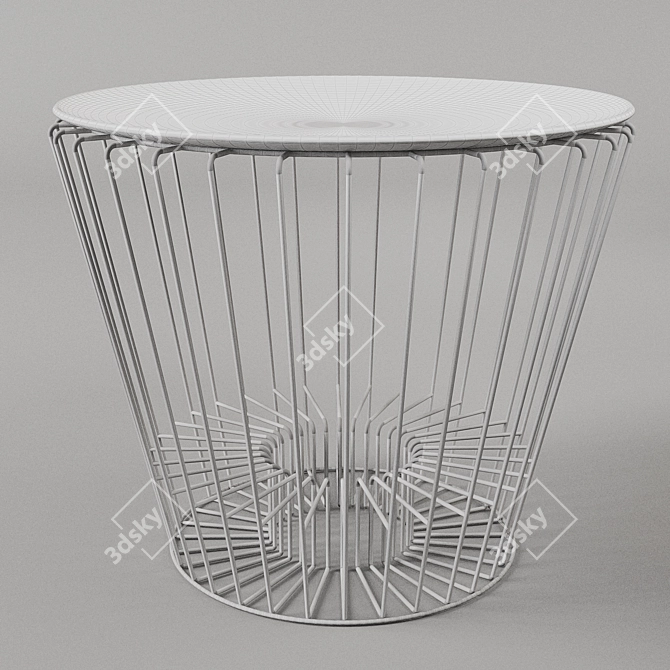 Elegant Ernest Side Table: Compact & Stylish 3D model image 2