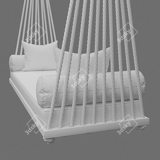Outdoor Swing Chair - Convertible Vray and Corona Version 3D model image 2