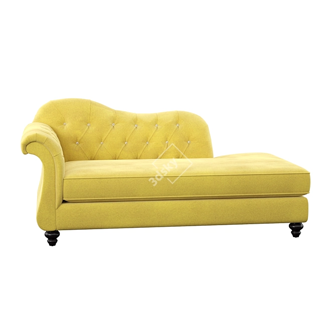 Cozy Comfort 3-seater Sofa 3D model image 2