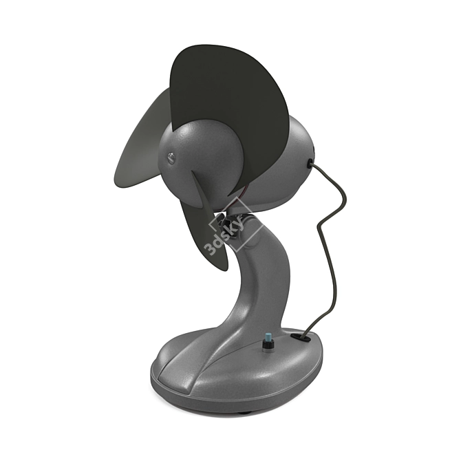 Cool Breeze Desktop Fan 3D model image 1