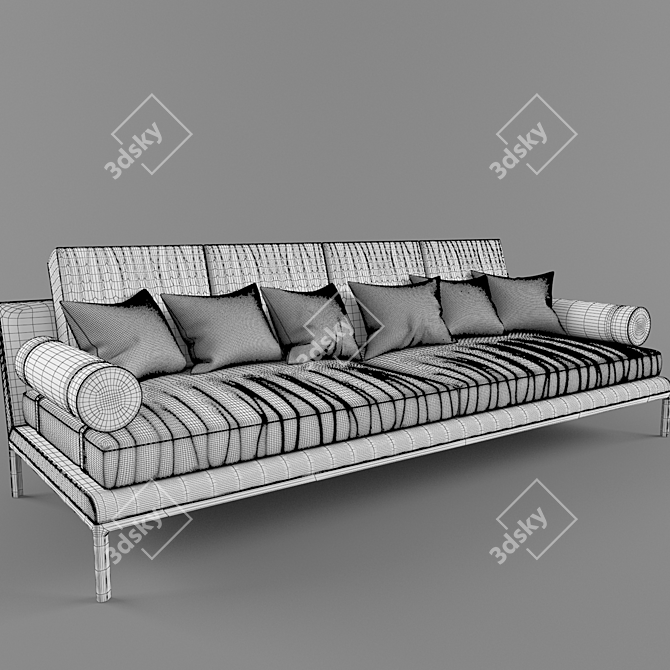 Amernis Modern Sofa 3D model image 3