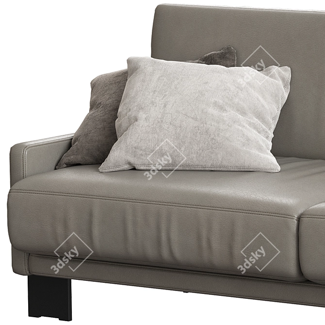 Elegant DS-77 Sofa: Redefining Comfort 3D model image 2