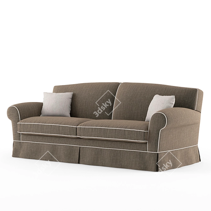 Tosconova Todi Sofa: Elegant Comfort in Your Space 3D model image 1